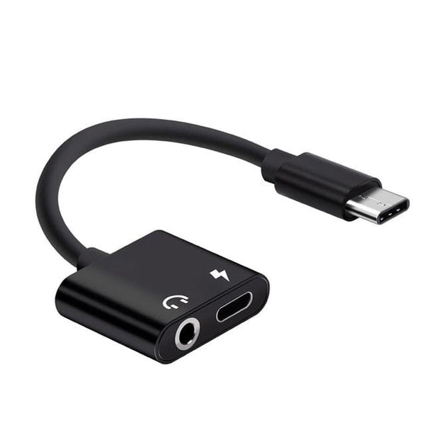 Dual Type-C to 3.5mm Audio Adapter Plus Charging - NOCO