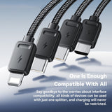 Essager 4-in-1 Short Fast Charging Cable (16cm) - Essager
