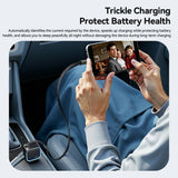 Essager 45W Retractable Car Charger with USB-C and USB-A Ports - Essager