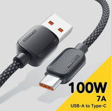 Essager ES-X46 100W 7A High-Current USB-A to Type-C Braided Cable (3m) - Essager