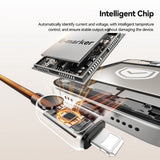 Essager ES-X88 2-in-1 100W Type-C to Type-C & Lightning Cable with LED Display (2m) - Essager