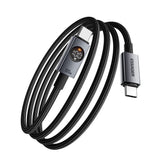 Essager ES-X89 100W Type-C to Type-C Cable with LED Power Display - 1m - Essager
