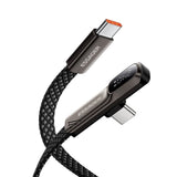 Essager ES-X92 240W 90-Degree Right Angle Type-C Cable with LED Display (2m) - Essager