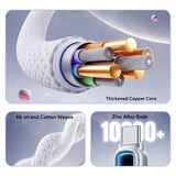 Essager EXTT3 240W USB-C to USB-C Fast Charging Cable with RGB Breathing Light - Essager