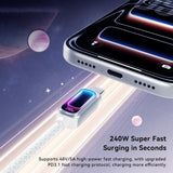 Essager EXTT3 240W USB-C to USB-C Fast Charging Cable with RGB Breathing Light - Essager