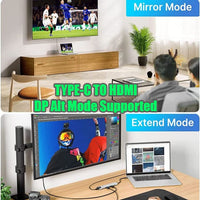 ST81 8 Port USB Type C Hub Dock USB3.0 Type C Charge HDMI DP Alt Ethernet Card Reader Noco