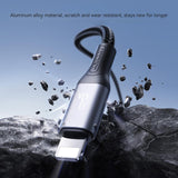 JOYROOM 1m S-A28 Flash Series: 30W PD Fast Charging & Ultra-Durable Nylon Braided Cable - Usams