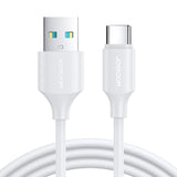 JOYROOM S-UC027A9 Durable 3A USB-A to USB-C Fast Charging Data Cable (0.25m) - White - JOYROOM