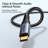 Joyroom SY-A07 Type-C to 3.5mm Audio Cable,1.2metre with DAC