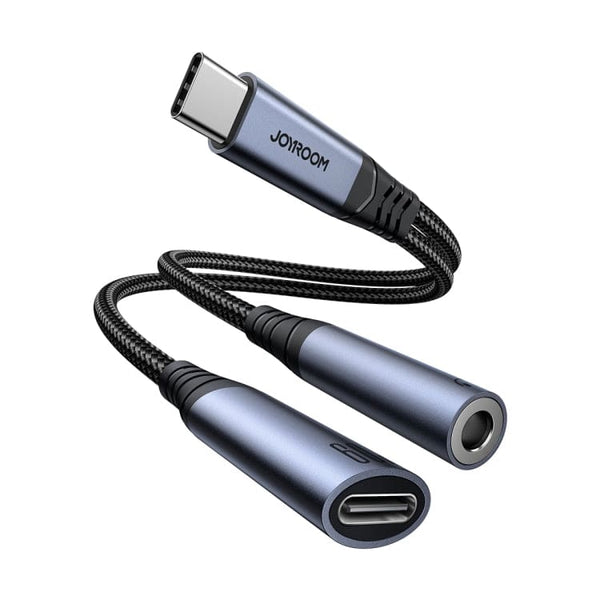 Joyroom SY-C02 Type-C to 3.5mm Audio Adapter + Charging with DAC