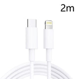 30W USB-C to Lightning Fast Charging Cable 2m - PD Power Delivery Data Cord for iPhone - NOCO