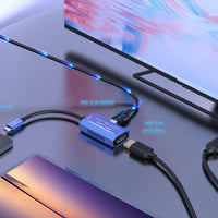 V278 4K@60Hz USB-C to HDMI + USB-C Video Adapter Cable - Noco
