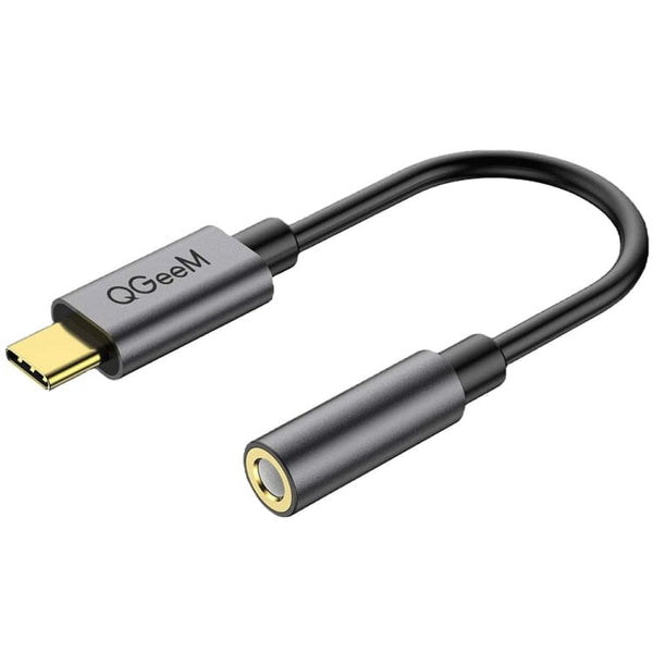 UA15 USB-C/Type-C to 3.5mm Audio Adapter Cable with DAC - Black - NOCO