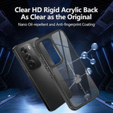 Oppo Reno 12 Pro 5G Acrylic Cover With Transparent Back Panel - Black - Noco