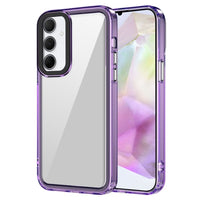 Samsung Galaxy A55 5G Acrylic Protective Cover Transparent Back Panel - Purple - Noco