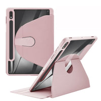 Samsung Galaxy Tab S6 Lite Acrylic Rotating Flip Cover Pen holder - Pink - Cover Noco