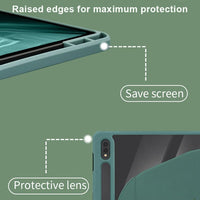 Samsung Galaxy Tab S6 Lite Acrylic Rotating Flip Cover Pen holder - Cover Noco