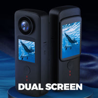 880Q 4K Wi-Fi Dual Screen Action Cam Dash Cam Sony Lens Waterproof Case Mount Kit Wi-Fi - Noco