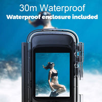 880Q 4K Wi-Fi Dual Screen Action Cam Dash Cam Sony Lens Waterproof Case Mount Kit Wi-Fi - Noco