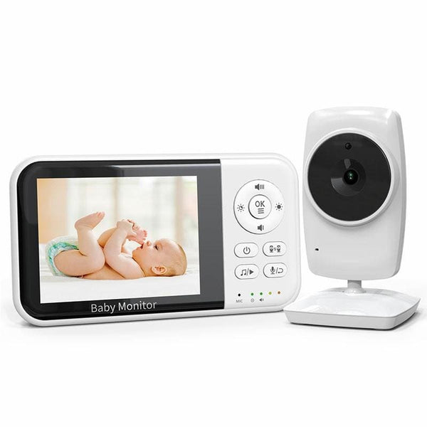 3.2’’ LCD Wireless Video Baby Monitor with Two-Way Audio Night Vision & Lullabies - Noco