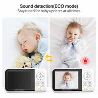 3.2’’ LCD Wireless Video Baby Monitor with Two-Way Audio Night Vision & Lullabies - Noco