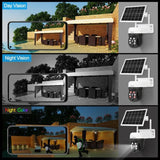 SriHome DH006 4MP 2K Solar Wireless Security Camera - 350° Pan/Tilt Full Color Night Vision & IP65 Waterproof - SriHome