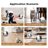 SriHome DH013 Smart Pet Robot Camera – 4MP Ultra HD Interactive Security Camera - SriHome