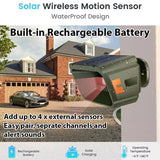 Driveway/Gate Solar Sensor for W921 Base Station - NOCO