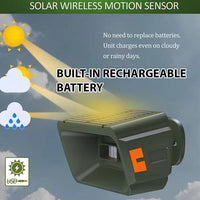 Driveway/Gate Solar Sensor for W921 Base Station - NOCO