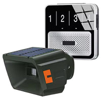 Driveway and Gate Solar Sensor Security Alert Sender and Base Station 800metre range 4 Channel - NOCO