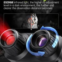 FNIRSI NVS-40 Portable 4K Full-Color Infrared Binocular Night Vision Device - FNIRSI