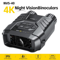 FNIRSI NVS-40 Portable 4K Full-Color Infrared Binocular Night Vision Device - FNIRSI