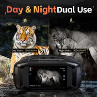 FNIRSI NVS-40 Portable 4K Full-Color Infrared Binocular Night Vision Device - FNIRSI