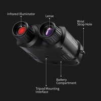 FNIRSI NVS-40 Portable 4K Full-Color Infrared Binocular Night Vision Device - FNIRSI