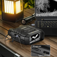 FNIRSI NVS-40 Portable 4K Full-Color Infrared Binocular Night Vision Device - FNIRSI