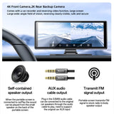 Yesido KM19 4K 32GB Dual-Lens 10.26’’ Portable Wireless CarPlay & Android Auto Center Console Display - Yesido
