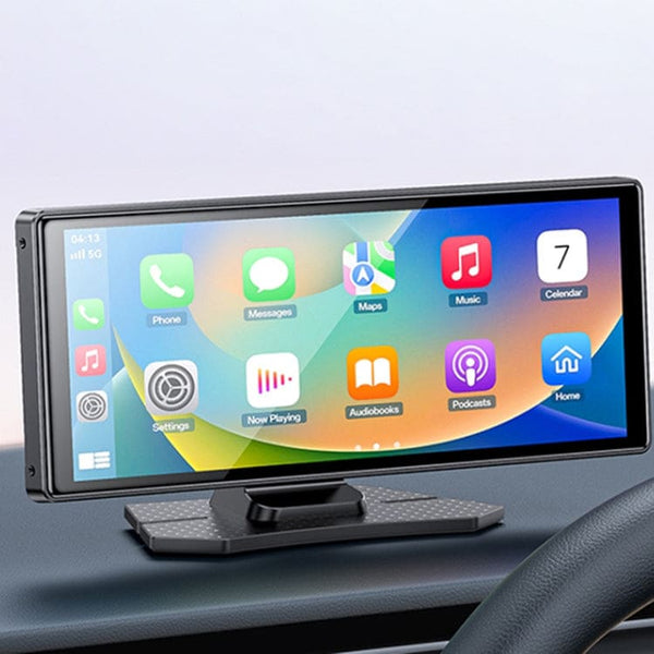 Yesido KM19 4K 32GB Dual-Lens 10.26’’ Portable Wireless CarPlay & Android Auto Center Console Display - Yesido