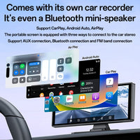 Yesido KM19 4K 32GB Dual-Lens 10.26’’ Portable Wireless CarPlay & Android Auto Center Console Display - Yesido