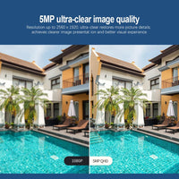 SriHome SH039 5MP Floodlight Panel Wi-Fi Smart Security Camera 2.4G + 5G Wi-Fi - SriHome