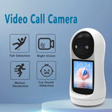 V5 2MP Home HD Two-Way Video Call Camera/Baby Monitor with One-Click Call - SriHome