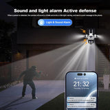 SriHome SH066 4-In-1 Quad Lens Wi-Fi Smart Security Camera - SriHome