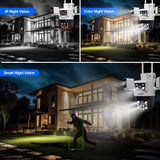 SriHome SH066 4-In-1 Quad Lens Wi-Fi Smart Security Camera - SriHome