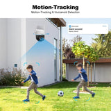 Srihome SH072 4K 8MP PTZ Security Camera | AI Auto-Tracking Dual-Band WiFi & Full-Color Night Vision - SriHome