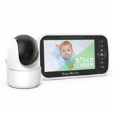 5’’ LCD Video Baby Monitor and Pan/Tilt Camera 2-Way Talk Lullaby Temp Monitoring - Noco