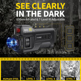 FNIRSI NVS-20 Portable 4K Full-Color Infrared Night Vision Device - FNIRSI