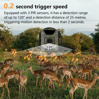 PR803W Wi-Fi 8K Max Trail and Security Camera Phone App Night/Day Time Lapse Waterproof IR Sensors - Welltar