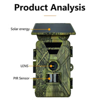 PR903W Wi-Fi Solar 8K Max Trail and Security Camera Phone App Night/Day Time Lapse Waterproof IR Sensors - Noco