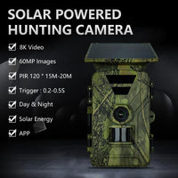PR903W Wi-Fi Solar 8K Max Trail and Security Camera Phone App Night/Day Time Lapse Waterproof IR Sensors - Noco
