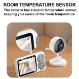 Yesido KM26 | 3.5-inch Wireless Video Baby Monitor with HD Night Vision & Crying Detection - Yesido