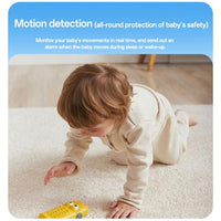 Yesido KM28 Smart 5-inch HD WiFi Baby Monitor with Crying/Motion Detection Phone App Secure Night Vision and Two-Way Intercom - Yesido